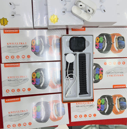 4× Ultra Smart Watch +4× Airbirds Bundle – Ultimate Tech Combo ( 8 in 1 offer )