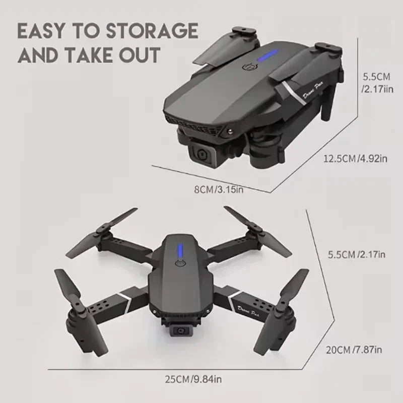 E99 Pro WIFI FPV 4k Drone
