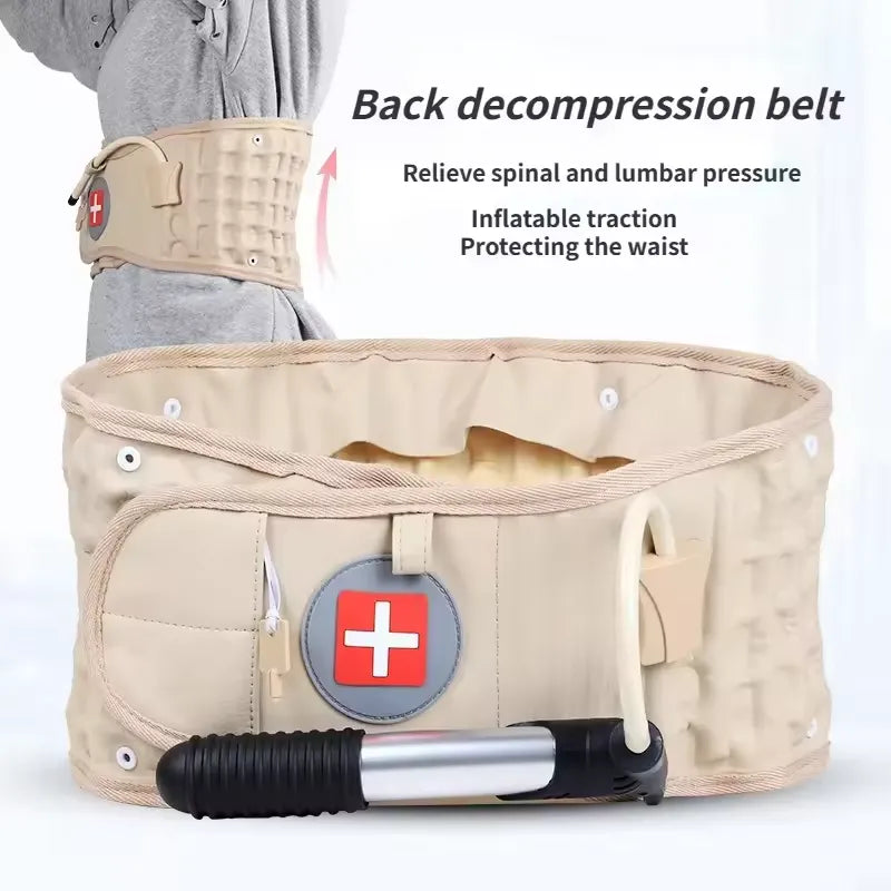 Spinal Air Traction Belt with (Manual Air Pump)